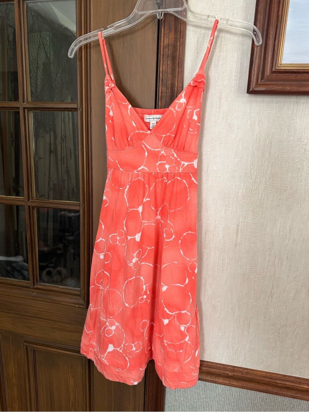 American Eagle Outfitters Coral Midi Dress